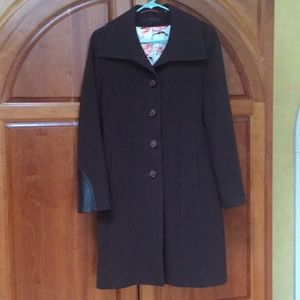 Via Spiga Wool Dress Coat